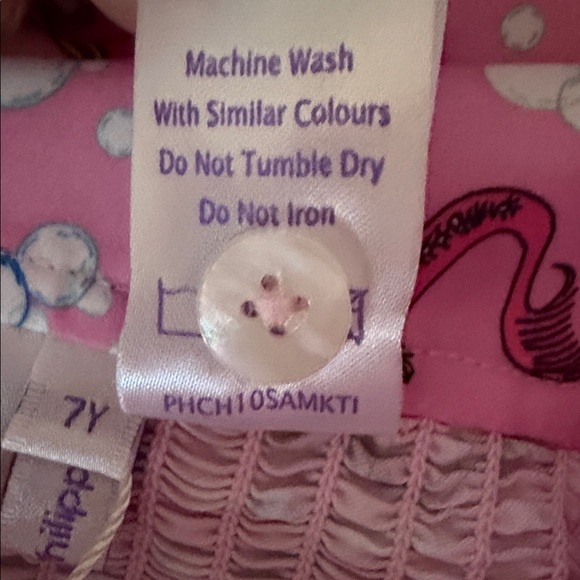 Rachel Riley Pink Mermaid Ruched Swimsuit - Picture 5 of 9